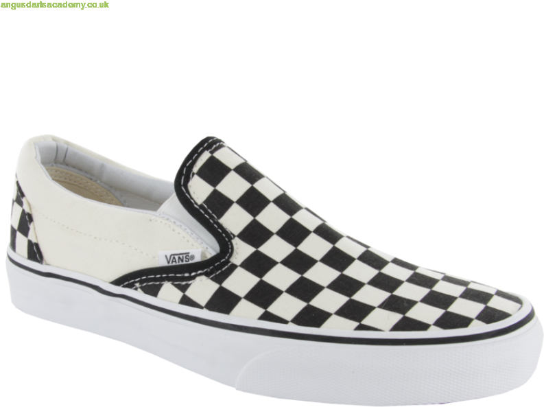 Kids Shoes 2016 Vans Classic Slip On Shoes Black White - Transparent Checkered Vans Png (800x785), Png Download