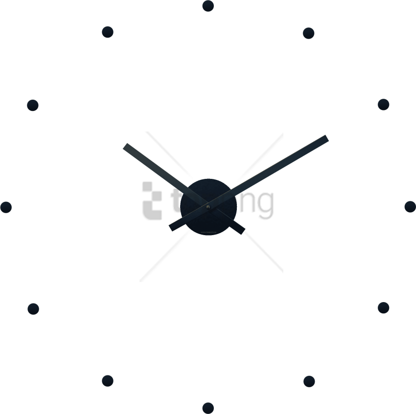 Free Png Hands Of The Clock Png Image With Transparent - Wall Clock (850x847), Png Download