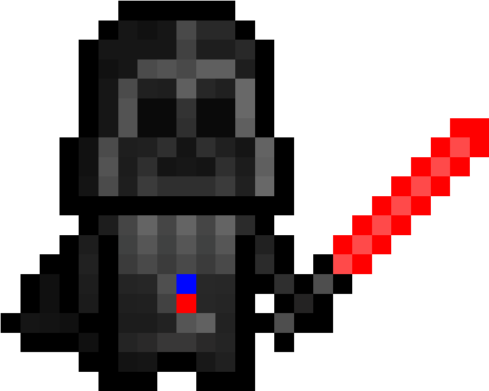 Darth Vader Pixelart - Star Wars Pixel Art (840x840), Png Download