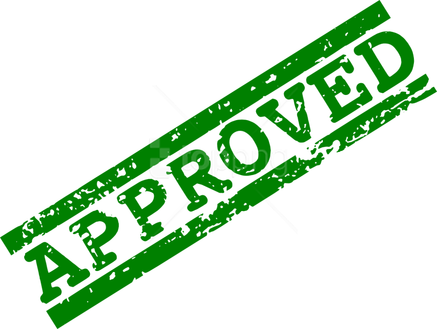 Free Png Green Approved Stamp Png Images Transparent - Approved Png (850x641), Png Download