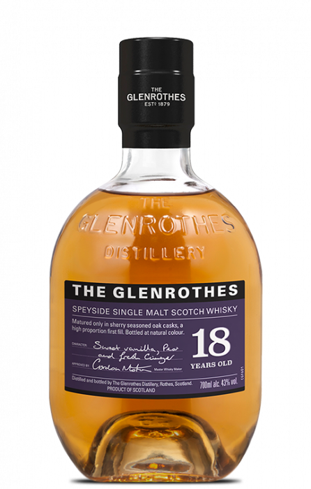 The Glenrothes 18 Year Old Single Malt Scotch Whisky - Glenrothes 18 (446x700), Png Download