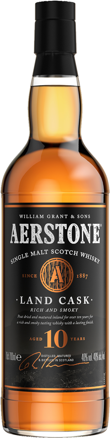 Aerstone Land Cast Single Malt Whisky - Aerstone Land Cask (384x1514), Png Download
