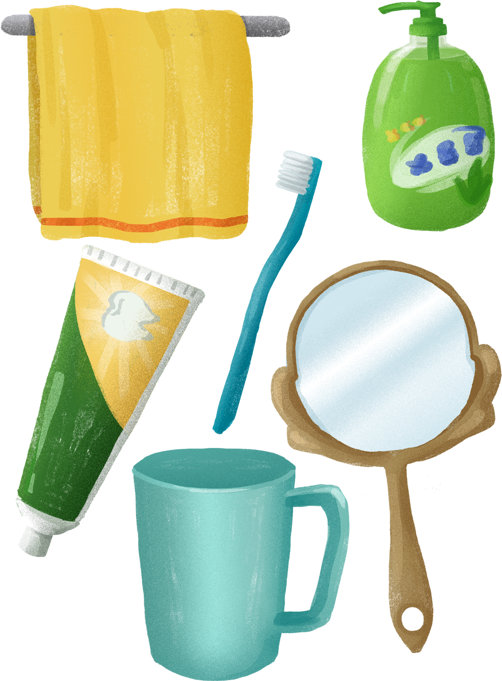 Elementos De Ilustración Original Estilo Textura Necesidades - Coffee Cup (1024x1369), Png Download