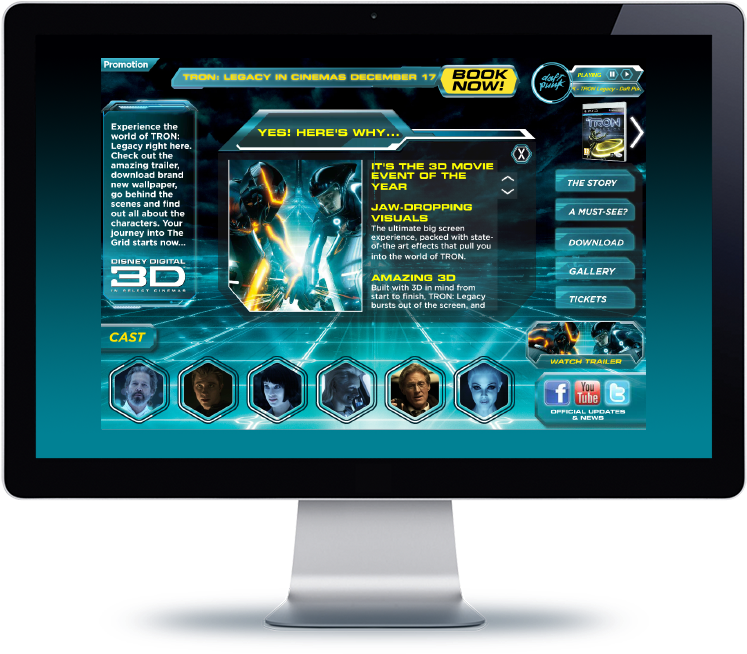 For A Demo Please Get In Contact - Tron Legacy (800x800), Png Download