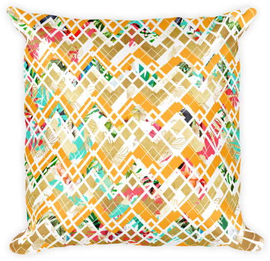 Square Pillow - Throw Pillow (600x600), Png Download