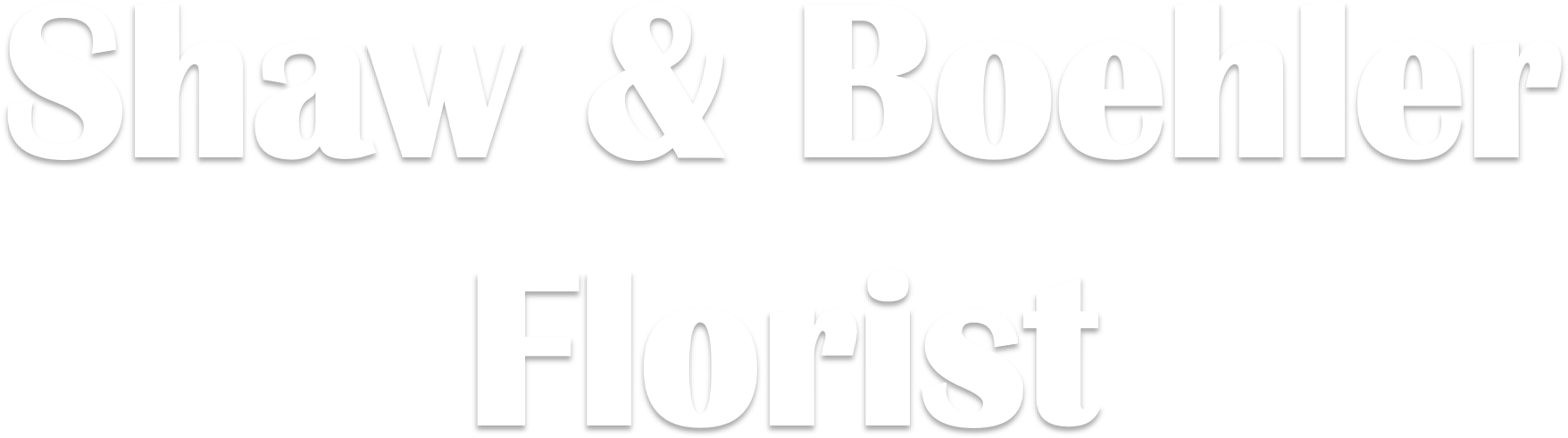 Shaw & Boehler Florist - Film (2063x844), Png Download