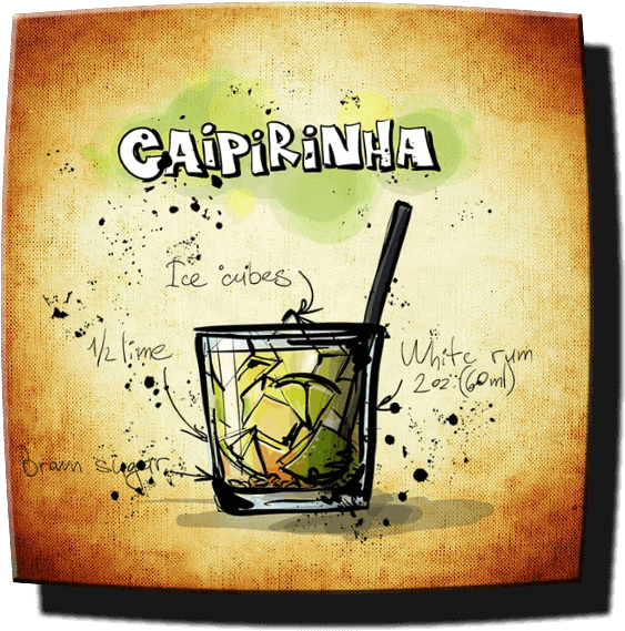 Cocktail Caipirinha Rezepte Cocktail Caipirinha - Free Cocktail Vector For Caipirinha (640x640), Png Download