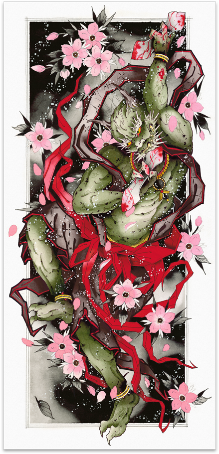 Stokes-oni Print V=1479283487 - Illustration (992x1024), Png Download