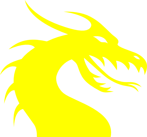 Purple And Yellow Dragon (600x556), Png Download