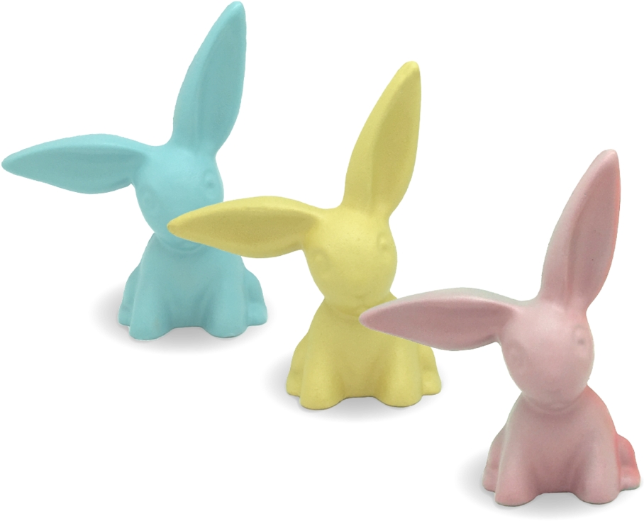 Pastel Dark Chocolate Bunny Olive & Sinclair Chocolate - Figurine (1000x751), Png Download
