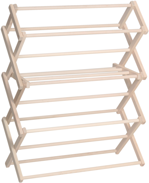 Pennsylvania Woodworks Large Clothes Drying Rack Heavy - Clothes Horse (519x640), Png Download