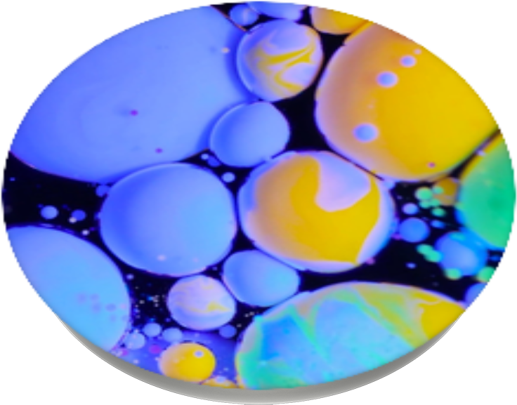 Science Bubbles, Popsockets - Circle (989x1000), Png Download