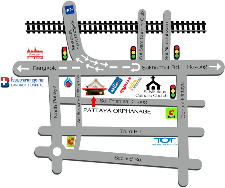 Http - //maps - Google - Com/pattayaorphanage - Diagram (800x709), Png Download