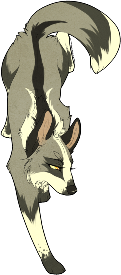 Anime Shadow Wolf Photo - Beach Nicole Coco Austin (568x1024), Png Download