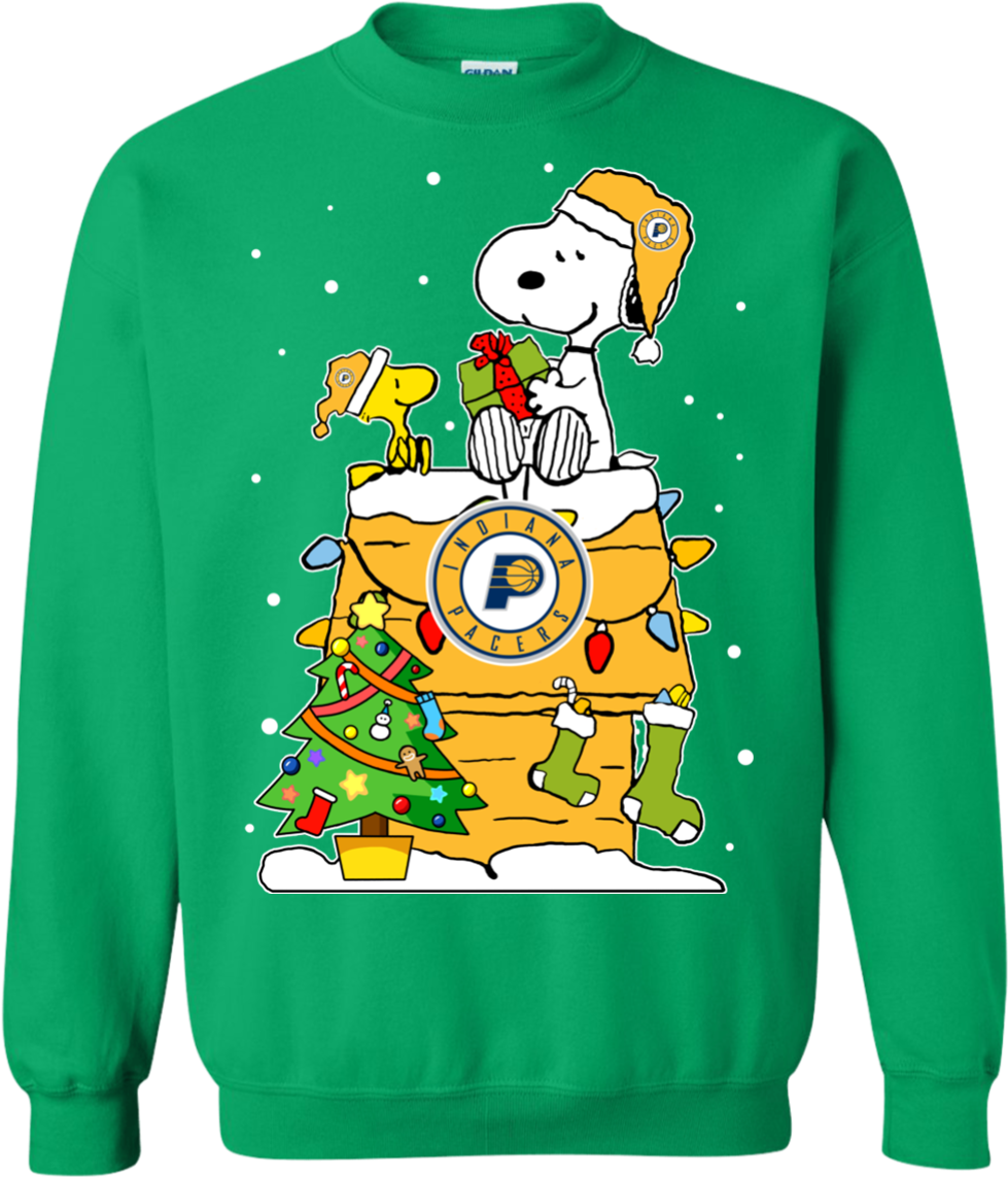 Shop Indiana Pacers Snoopy Ugly Christmas Sweaters - Chemistry Christmas Sweater (1155x1155), Png Download