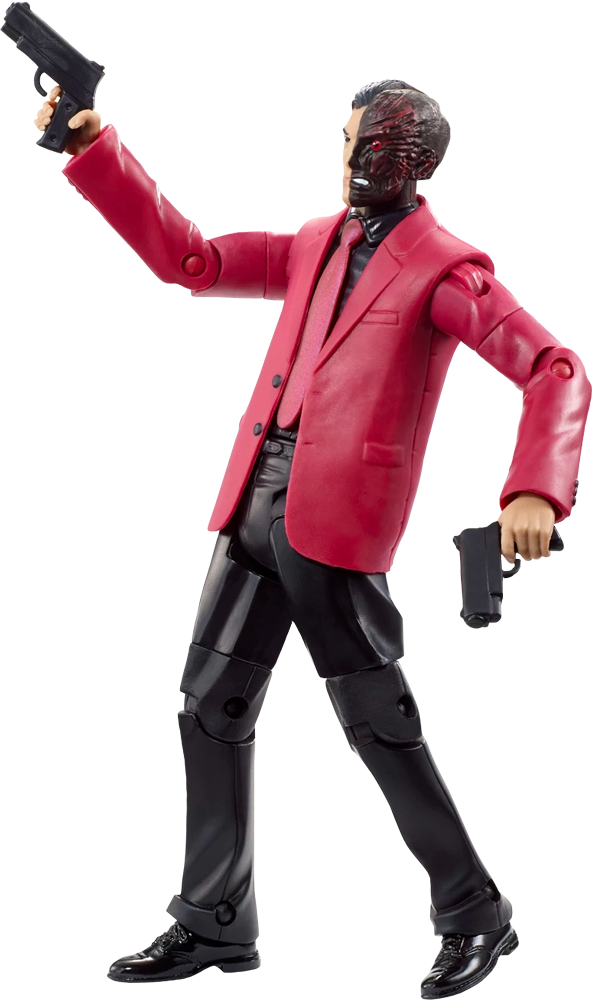 Two-face Dc Multiverse 6” Action Figure - Dc Multiverse Two Face (592x1000), Png Download