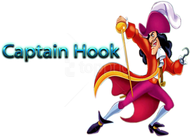 Free Png Captain Hook Free Pictures Png Images Transparent - Capitaine Crochet Peter Pan (850x606), Png Download