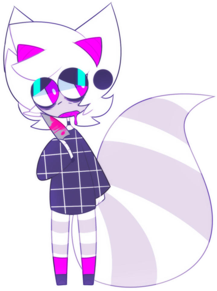 Closed By Sleepykinq-db3xw57 Furry Drawing, Doll Eyes, - My Sleepykinq Oc (800x999), Png Download