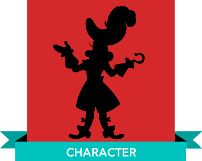 Captain Hook - Guess The Shadow Betty Boop (685x545), Png Download