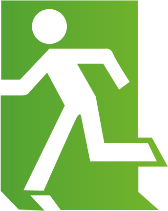 Which Page Did They Exit At - Exit Sign (762x606), Png Download