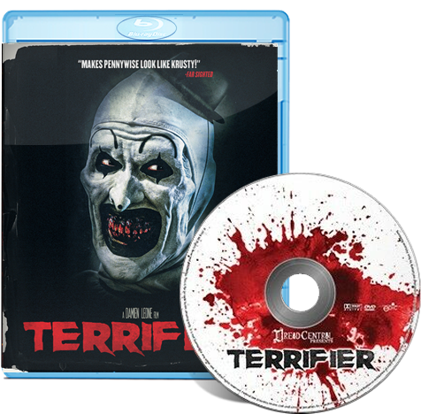 2 Disc Pack Dvd Blu Ray - Terrifier Dvd (500x754), Png Download