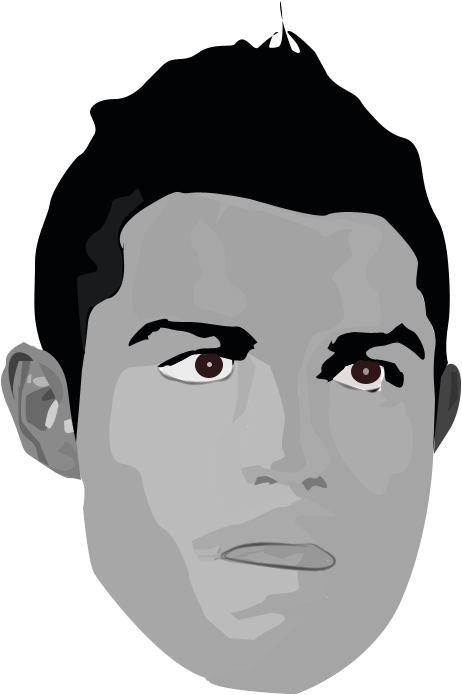 Thumb Image - Ronaldo Png Vector (492x735), Png Download