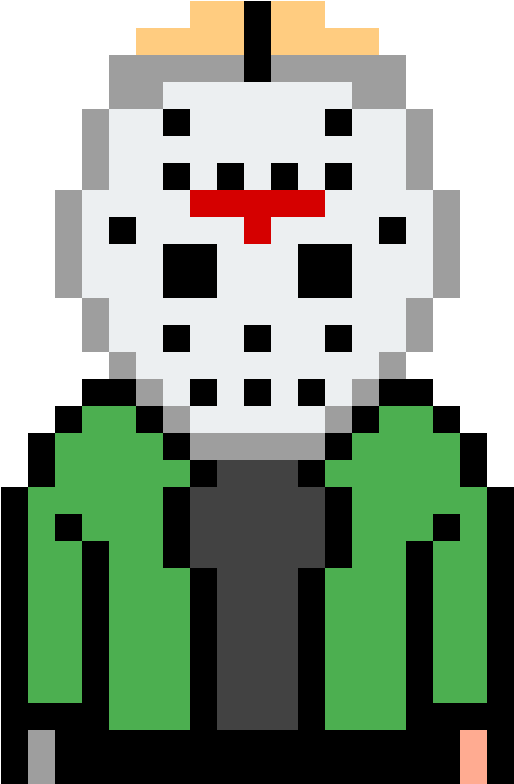 Jason Voorhees - Sans Undertale 8 Bit (1188x783), Png Download