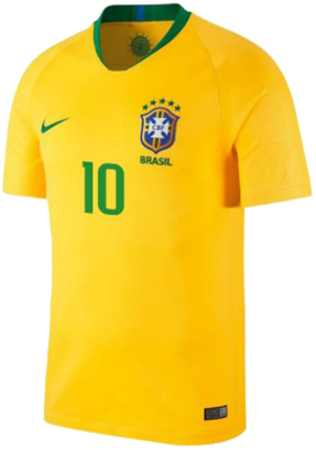 Brazil Home Jersey [free Shorts] - Camisa Da Seleção Brasileira Copa 2018 (690x459), Png Download