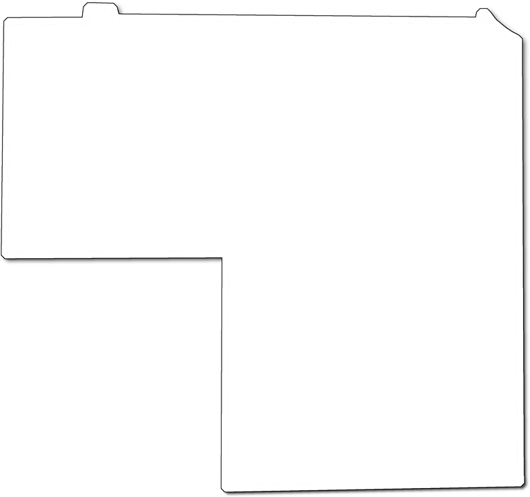 A Map Of Hendry With An Outer Shadow Around The Map - Office Supplies (768x720), Png Download