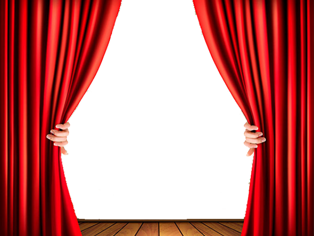 Opening Curtains (640x480), Png Download
