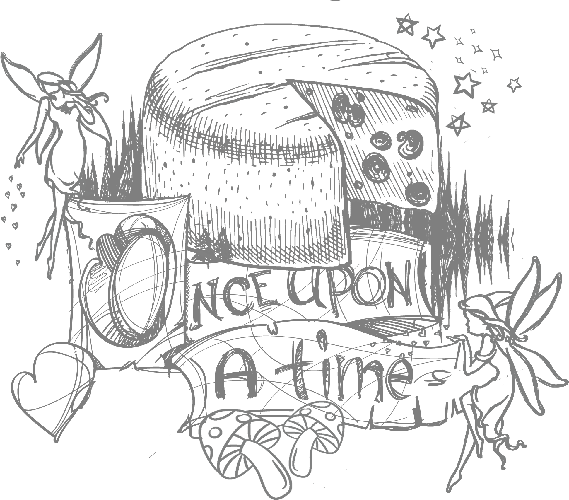 He Was Over 5 Feet High, Weighed A Hundred Pounds, - Goat And Her Three Kids (2026x1803), Png Download