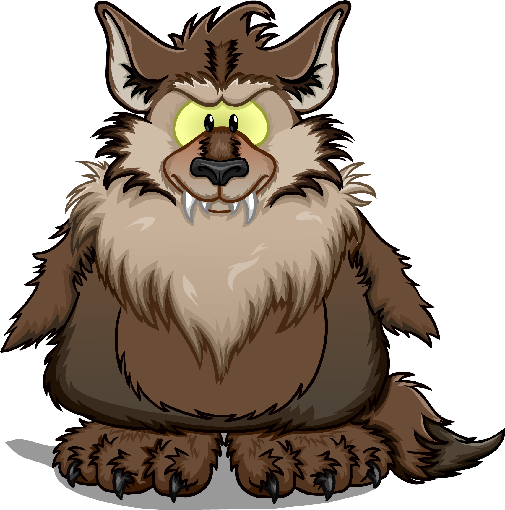 1709 X 1725 7 - Club Penguin Wolf Costume (1709x1725), Png Download