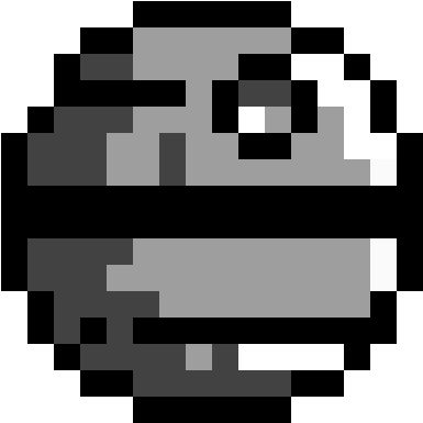 Death Star - Star Wars Pixel Art Easy (1200x1200), Png Download