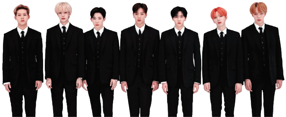#monstax #changkyun #im #minhyuk #jooheon #kihyun #hyungwon - Gentleman (1024x1024), Png Download