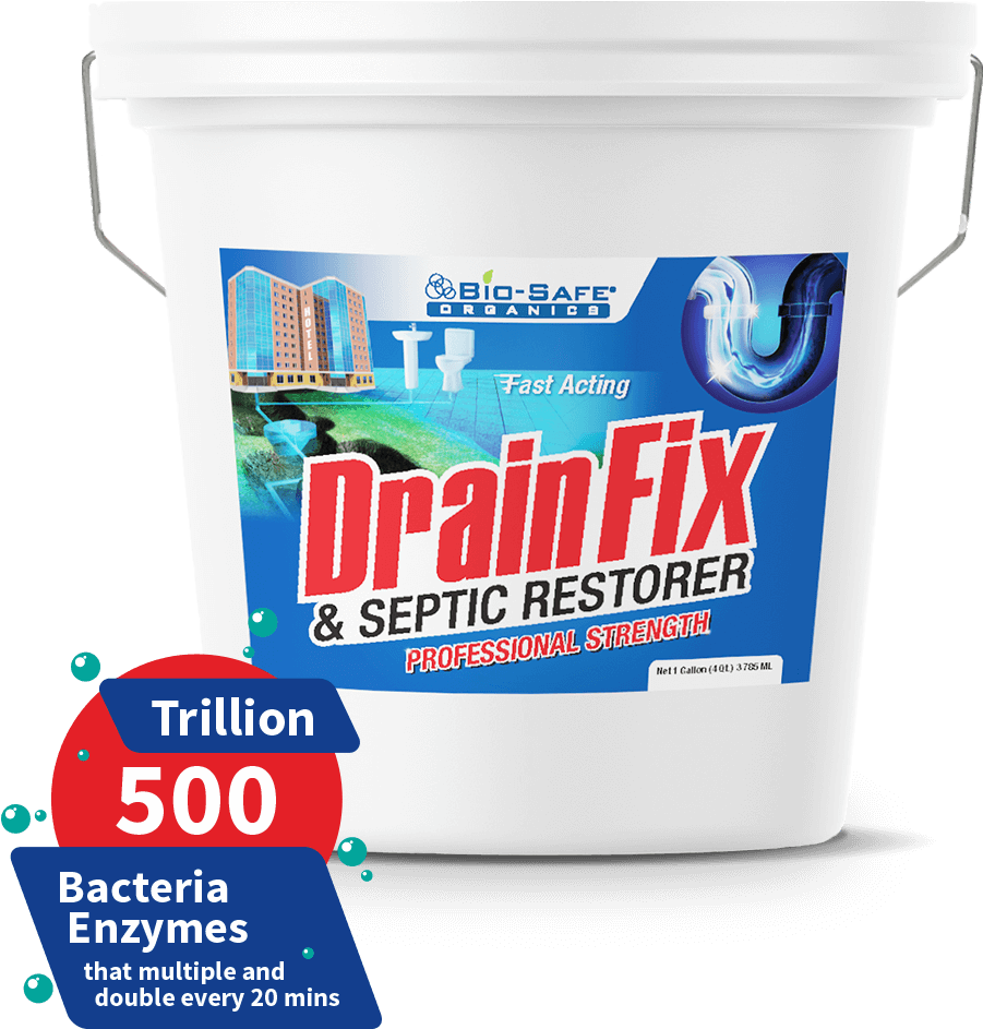 Drainfix Grease Trap Cleaner & Grease Digester 5 Gallons - Plastic (960x1020), Png Download