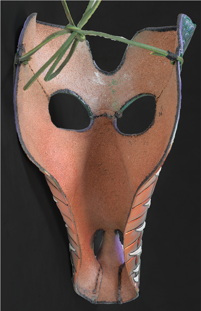 Mardi Gras Crocodile - Face Mask (1000x1000), Png Download