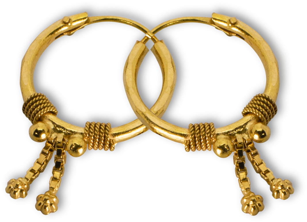 Flower Star Earrings - Body Jewelry (2000x2000), Png Download