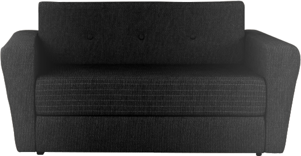Sofa Cama Negro J7do Muebles Living Sofa Cama Mussa - Studio Couch (1200x1200), Png Download