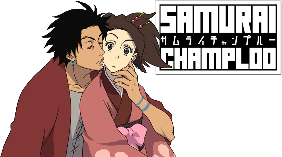 Samurai Champloo Mugen Y Fuu (1000x562), Png Download