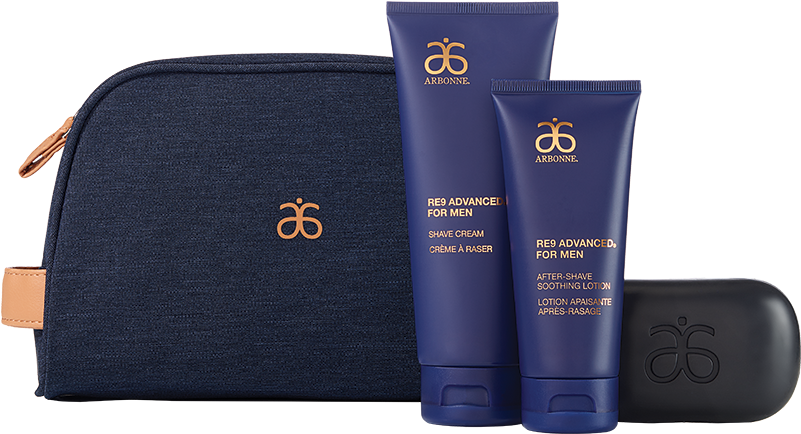 Re9 - Arbonne Mens Grooming Kit (840x900), Png Download