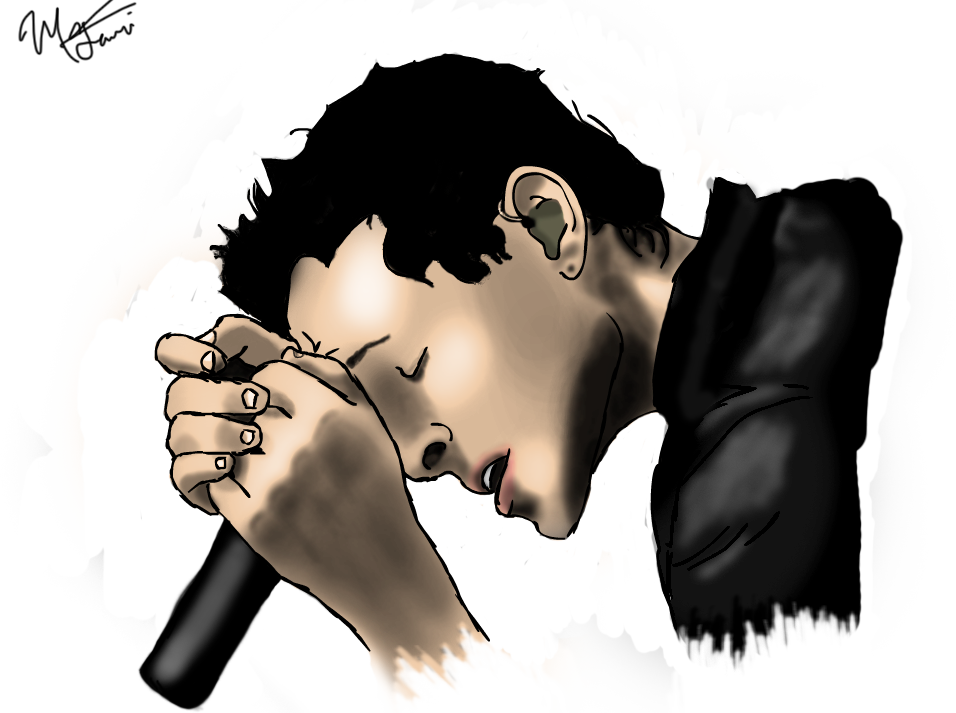 A Drawing I Did With My Wacom Tablet Of Chester - Illustration (956x713), Png Download