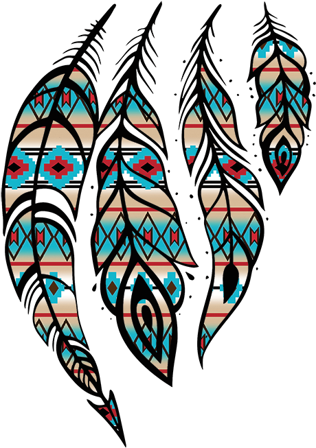 Native American Feathers (675x675), Png Download