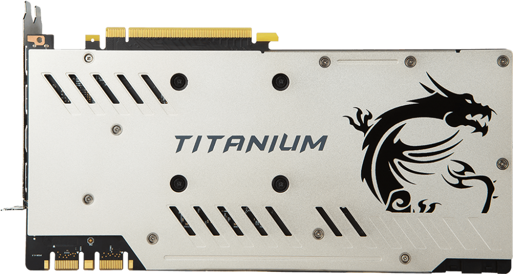 Msi Geforce Gtx 1070 Ti Titanium 8g 4 - Gtx 1070 Ti Titanium 8g (1024x819), Png Download