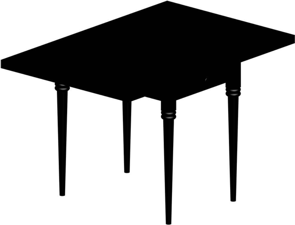 Ingatorp Folding Table - End Table (1000x1000), Png Download