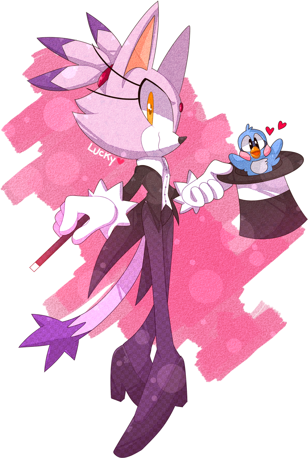 Request For @s1cklikepoli0 Blaze Is A Magical Girl - Sonic Blaze Magic (1280x1840), Png Download