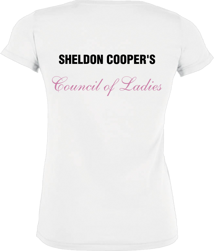 Sheldon Cooper's Council Of Ladies T-shirt Stella Loves - Active Shirt (1044x1044), Png Download