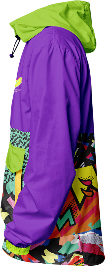 Fresh Bel'air Ftc Windbreaker Jacket - Hoodie (740x1024), Png Download