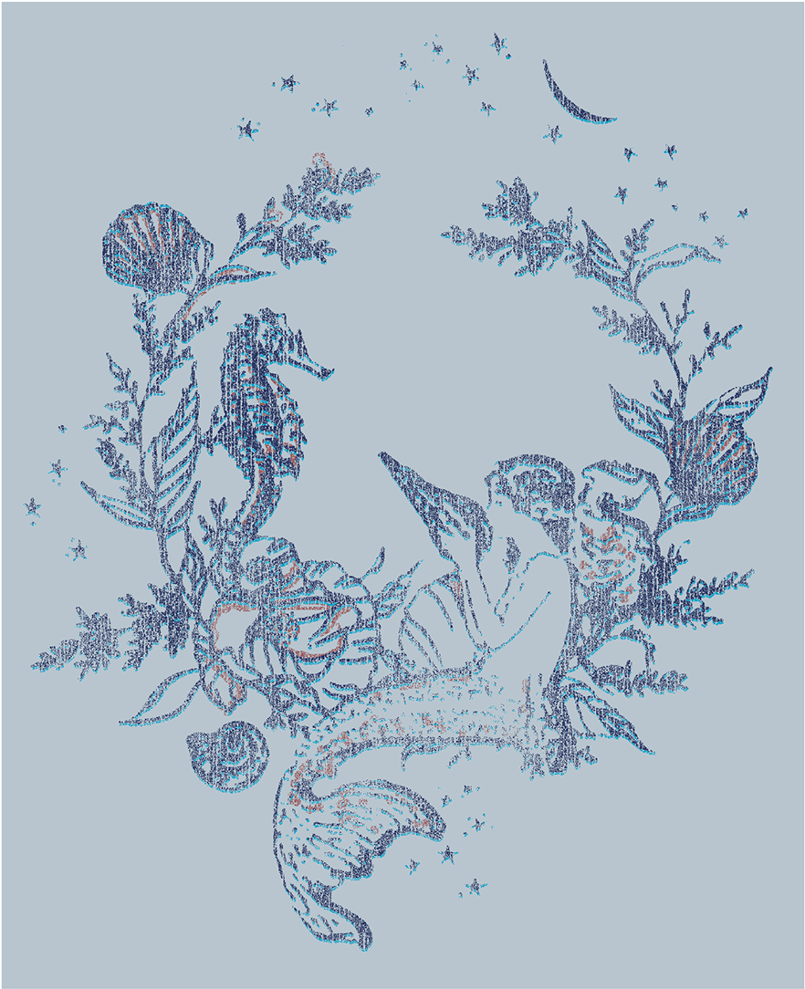 Illustration X Psd, Band Tees For Adam Levine Womens - Paisley (1920x1183), Png Download