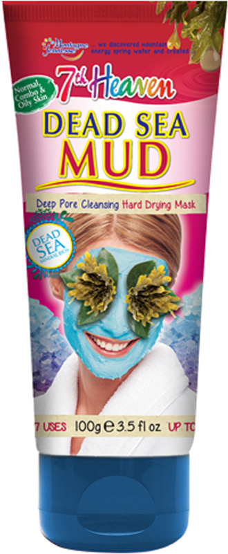 7th Heaven Face Mask Dead Sea Mud - 7th Heaven Face Mask Tube (1000x1000), Png Download