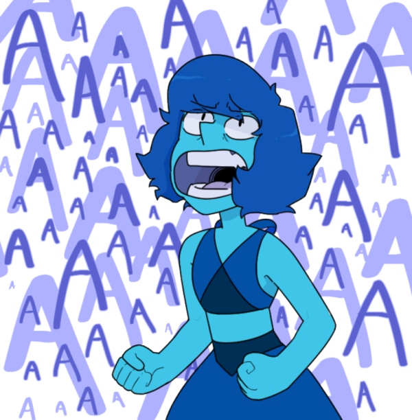 Screaming Lazuli - Steven Universe Screaming (600x612), Png Download